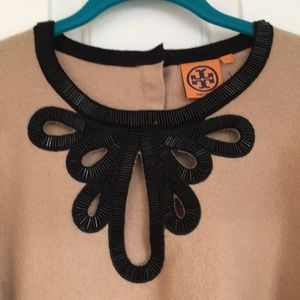 100% Wool Beaded Tory Burch Tunic